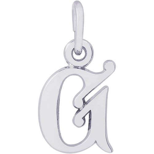 Initial G Charm White Gold - 10-4765-7