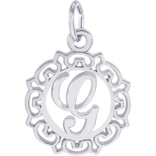 Initial G Charm White Gold - 10-0817-7