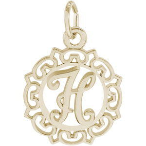 Initial H Charm 10K Gold - 10-0817-8