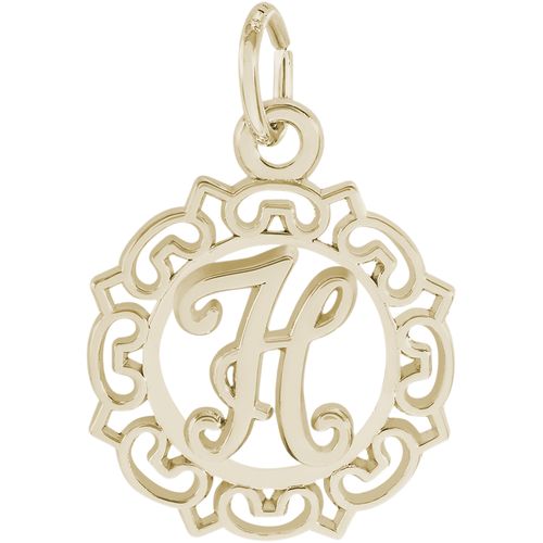 Initial H Charm 10K Gold - 10-0817-8