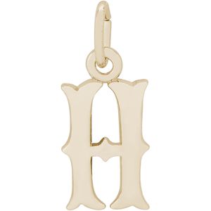Initial H Charm 10K Gold - 10-4766-8