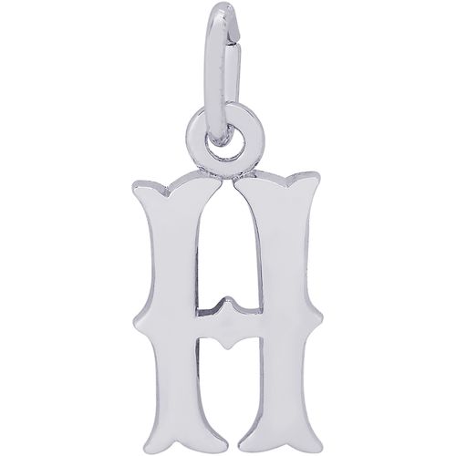 Initial H Charm Silver - 10-4766-8