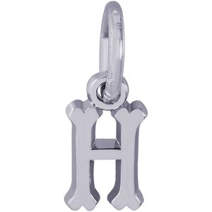 Initial H Charm Silver - 10-5420-8