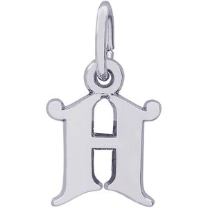 Initial H Charm Silver - 10-4765-8
