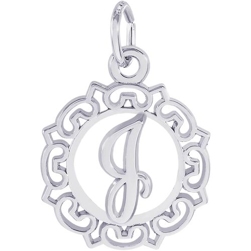 Initial J Charm Silver - 10-0817-10