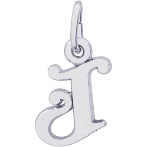 Initial J Charm White Gold - 10-4765-10