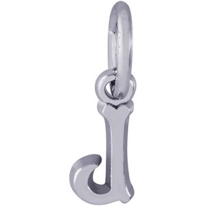 Initial J Charm White Gold - 10-5420-10
