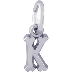 Initial K Charm Silver - 10-5420-11