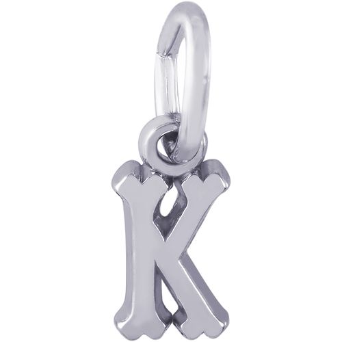 Initial K Charm Silver - 10-5420-11