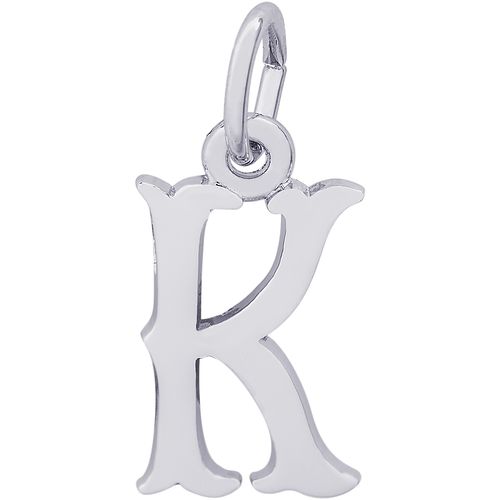 Initial K Charm White Gold - 10-4766-11