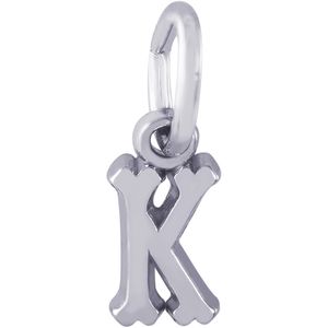Initial K Charm White Gold - 10-5420-11