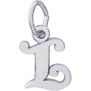 Initial L Charm White Gold - 10-4765-12