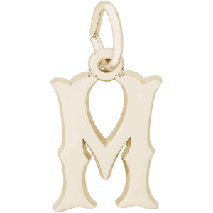 Initial M Charm 10K Gold - 10-4766-13