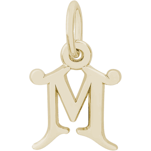 Initial M Charm 10K Gold - 10-4765-13