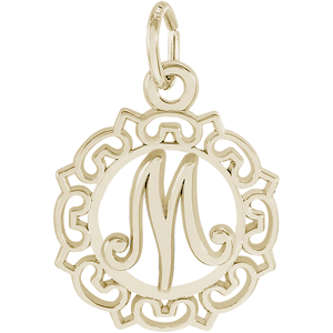 Initial M Charm 10K Gold - 10-0817-13