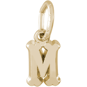 Initial M Charm Gold Plated - 10-5420-13