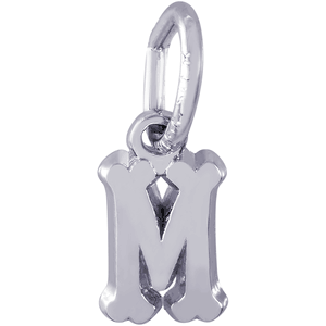 Initial M Charm Silver - 10-5420-13