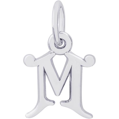 Initial M Charm Silver - 10-4765-13
