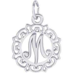 Initial M Charm Silver - 10-0817-13