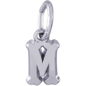 Initial M Charm White Gold - 10-5420-13