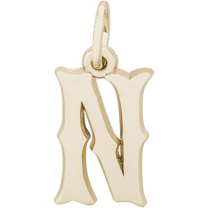 Initial N Charm 10K Gold - 10-4766-14