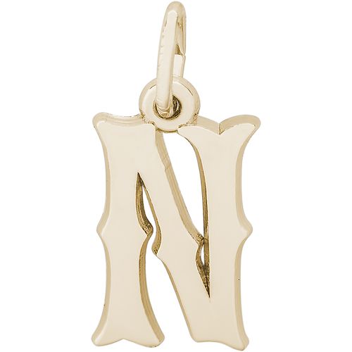 Initial N Charm 14K Gold - 10-4766-14