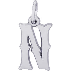 Initial N Charm Silver - 10-4766-14