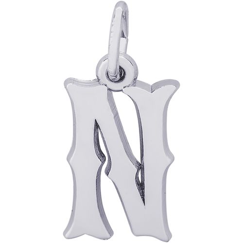 Initial N Charm White Gold - 10-4766-14
