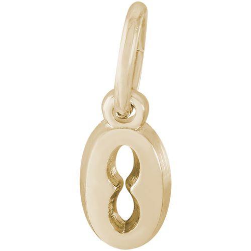Initial O Charm 10K Gold - 10-5420-15