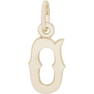Initial O Charm 14K Gold - 10-4766-15