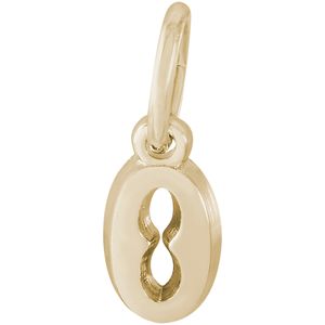 Initial O Charm Gold Plated - 10-5420-15