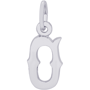 Initial O Charm Silver - 10-4766-15