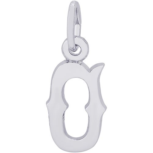 Initial O Charm Silver - 10-4766-15