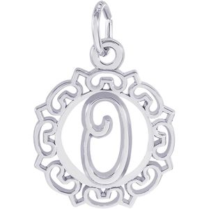 Initial O Charm Silver - 10-0817-15