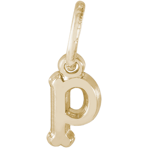 Initial P Charm 14K Gold - 10-5420-16