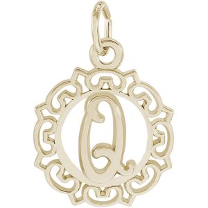 Initial Q Charm 14K Gold - 10-0817-17
