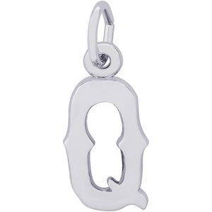 Initial Q Charm White Gold - 10-4766-17