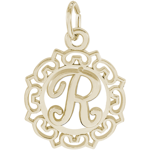 Initial R Charm 14K Gold - 10-0817-18