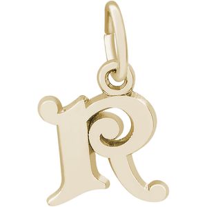 Initial R Charm Gold Plated - 10-4765-18