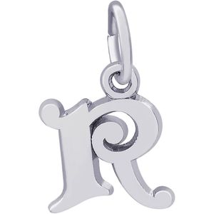 Initial R Charm White Gold - 10-4765-18