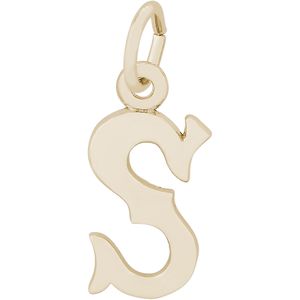 Initial S Charm 10K Gold - 10-4766-19