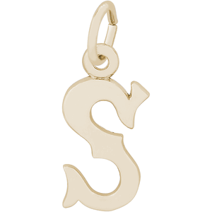 Initial S Charm 14K Gold - 10-4766-19