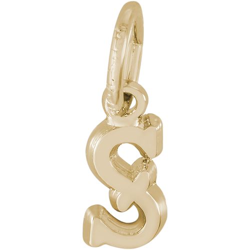 Initial S Charm 14K Gold - 10-5420-19