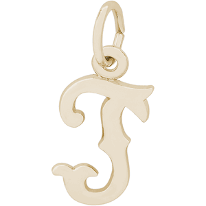 Initial T Charm 10K Gold - 10-4766-20