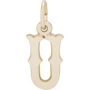 Initial U Charm 10K Gold - 10-4766-21