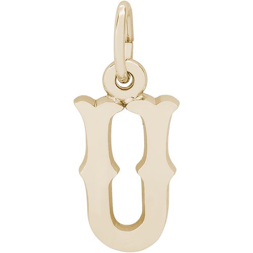 Initial U Charm 14K Gold - 10-4766-21