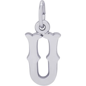 Initial U Charm Silver - 10-4766-21