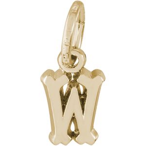 Initial W Charm 10K Gold - 10-5420-23