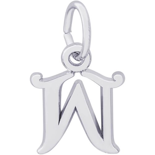 Initial W Charm Silver - 10-4765-23