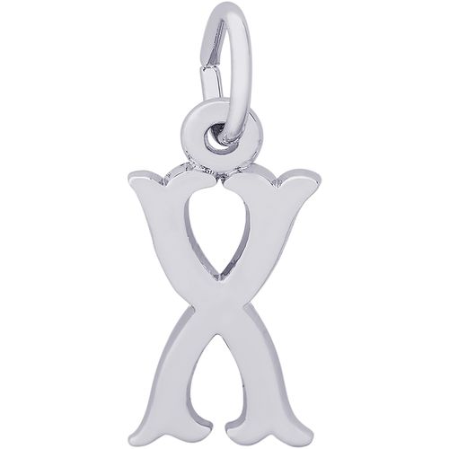 Initial X Charm White Gold - 10-4766-24